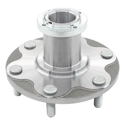 Heavy Duty Front Left And Right Wheel Hub Bearing Kit With Seals For Toyota 4Runner Sequoia Tundra And Tacoma 2wd Fits 1996 To 2007, close-up view of the metal hub.