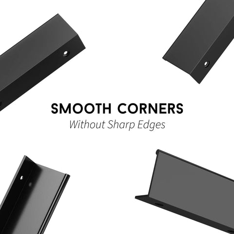 10 Pack Dope Matte Black Drawer Pulls with smooth rounded edges, highlighting modern hardware handles for cabinets and dressers.