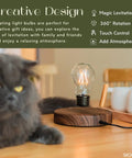 Levitating Bulb Lamp With Magnetic Floating Light For Home Office And Desk Decor A Totally Cool Tech Gadget Gift For Him And Her