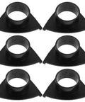 Mini Vending Machine Gasket Rings Pack Of 6 Wear Resistant Replacement Parts For Capsule And Prize Machines With High Precision And Easy Alignment For Quick Repairs, black plastic rings