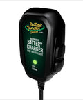 12V Smart Battery Charger And Maintainer For Powersports Riders Straight Up Restoration Of Motorcycles ATVs And UTV Batteries, compact design.