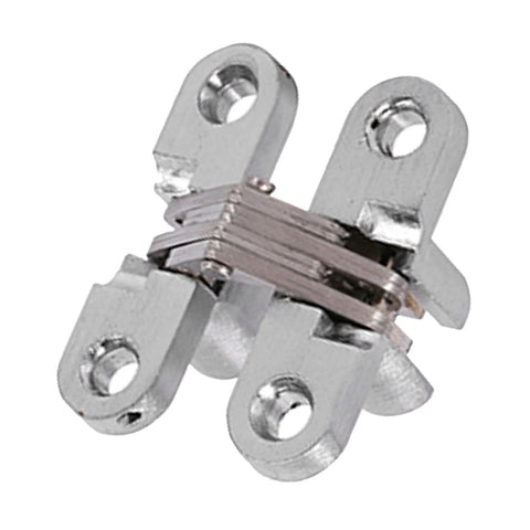 Cross Hinge 180 Degree Invisible Folding Door Hinge For Cabinets And Sliding Doors Zinc Alloy Heavy Duty 10kg Capacity