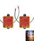 Heat Activated Auto Fire Extinguisher Sticker For Car Engine And Electric Battery Bay Tough As Nails showing two compact thermal pads.