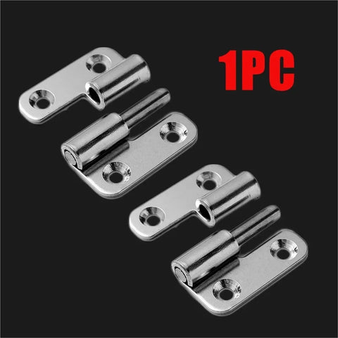 Heavy Duty Detachable Hinge With Rock Solid Silver Stainless Steel Build For Smooth Removable Door Swing And Absolutely Zero Hassle Slip Joint Installation, 1PC shown.