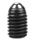 Tough As Nails M8x12 Ball Spring Plungers With Hex Socket Head Carbon Steel Build 10 Pack showing detailed view of ball end.