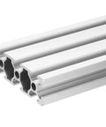 Heavy Duty T Slot 2060 Aluminum Extrusion Profile European Standard, 400Mm x 60Mm, showcasing smooth surface and multiple grooves.