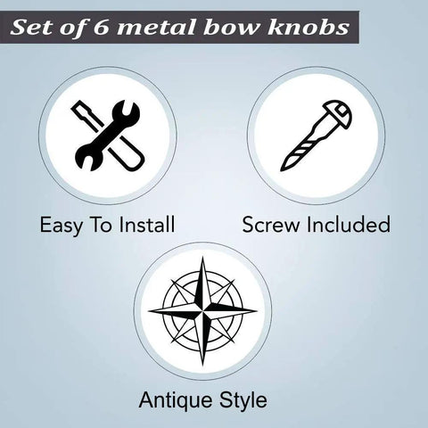 Icons representing features of Top Shelf Set Of Six Crisp White Glass Cabinet Knobs For Kitchen Drawers And Dresser Hardware.