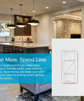 Slick Wireless Smart Dimmer Switch Plays Nice With Alexa Apple Home and Google Assistant in modern kitchen living space.