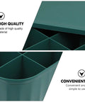 Slick Multi Compartment Heavy Duty Plastic Drawer Storage Container With Secure Top, high-quality green organizer with dividers.