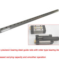 High Precision CDG55 Linear Guide Rail Kit With Eight CDG55B Roller Bearings Four Rails 2750mm Length Heavy Duty Smooth Glide Rock Solid Support