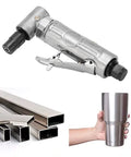 High Output 90 Degree Air Angle Grinder Kit 20K RPM 03 Motor Mini Die Grinder With Heads, heavy duty tool for metalwork.