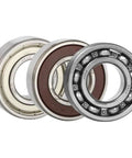Hella Durable High Temperature Deep Groove Ball Bearing Heavy Duty ZZ Shielded Precision Engineered close-up view of three bearings