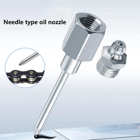 Beast Of A Heavy Duty Grease Needle Tip Dispenser With Alloy Screw Thread Waterproof Build, precise lubrication.