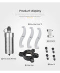 Heavy Duty Split Hydraulic Puller Set Featuring Two And Three Claw Jaws For Machinery Repair Shop Grade Ripper components display.