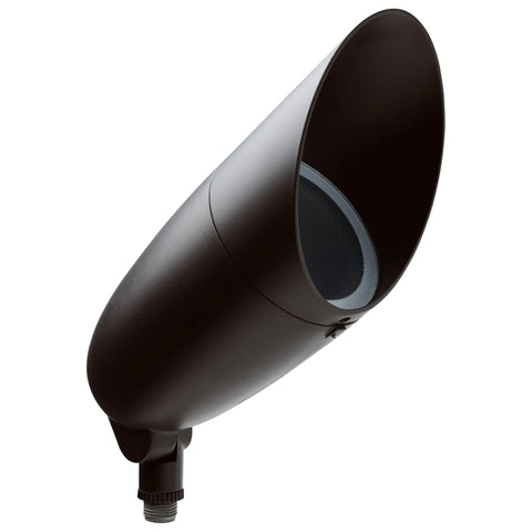 Killer Glow Up Smart Landscape Floodlights LED Bronze Finish With Rich RGB CCT Color Shifting and Smooth App Control To Amp Up Your Yard Pathway And Exterior Vibes Super Bright 1240 Lumen Output Solid 12 Pack Kit showing a bronze LED floodlight detail.