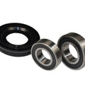 Front Load Washer Drive Bearings And Greaseproof Drum Seal Kit Slips Right Into Whirlpool Duet Sport Models with metallic seals.