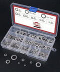 External Star Lock Washer Kit In 304 Stainless Steel With Teeth Washers M2.5 To M10 for Industrial Hardware and Machinery Repairs