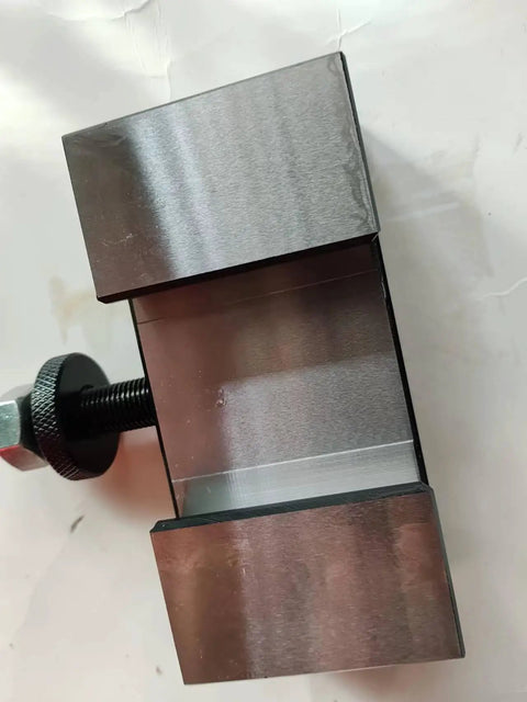CNC Lathe Knife Frame Clamp Hardened Precision For 250 301 250 300 250 333 with screw mechanism, top view