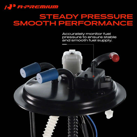 Premium Quality Straight Swap Electric Fuel Pump Module Assembly With Pressure Sensor For Kia Sorento 2005 2006 V6 3.5L close-up with connectors.
