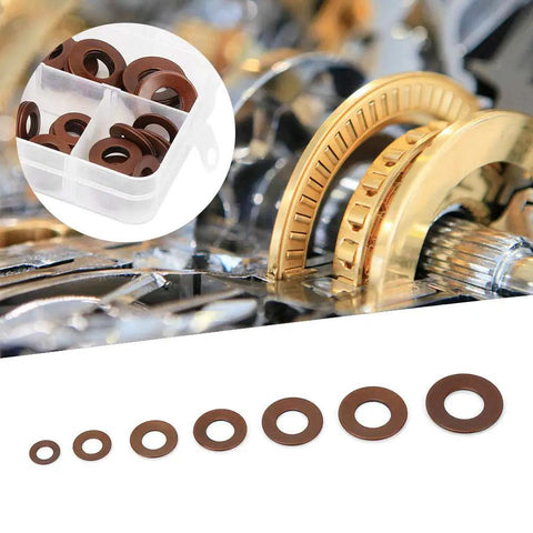 Pro Grade Belleville Disc Spring Washer Set Seven Sizes Built Tough Heavy Duty Compression Gaskets For Industrial Machinery And Steel Construction Shock Absorbers Pack 20 Pcs Each, 7 sizes