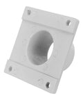 Garozone Square Base Outlet Fitting for Dryer Equipment Steel Discharge Chute Anti-slip Replacement Part close-up view