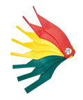 Brake Pad Thickness Gauge Tool Set Of 8 For Quick Brake Lining Check, color-coded feeler gauges in red, yellow, green.