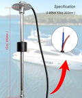 Badass Zero To Ninety Ohm Boat Fuel Sending Unit with stainless steel build and 12 inch length for accurate marine fuel readings.