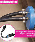 Universal Intake Adapter For Main Street Auto Smoke Machine Evap Leak Diagnostic Testing 12V High Temp Silicone Bladder Tool with effective sealing.