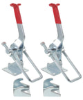Beefy Heavy Duty Toggle Clamp Set With 2183 Lbs Holding Capacity Adjustable Pull Latch Galvanized Iron Construction Corrosion Resistant Quick Release For Tool Boxes And Draw Chests, 2-pack