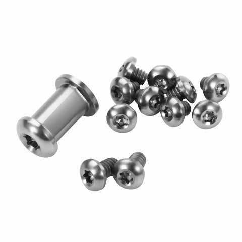 13-Piece Titanium Hardware Kit For Bugout 535, Mini Bugout 533 And Bailout 537 Includes Pivot Nut, T10 Pivot Screw, Nine T6 Body Screws