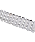 Tough As Nails 11 Pc Socket Set 11 shiny steel sockets in varying sizes for garage auto mechanic tool use.