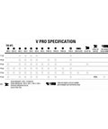 Specifications chart for V Pro 17 One Stop Bicycle Repair Tool Kit With Anti Corrosion Vanadium Bits Hex 2 3 4 5 6 Mm.