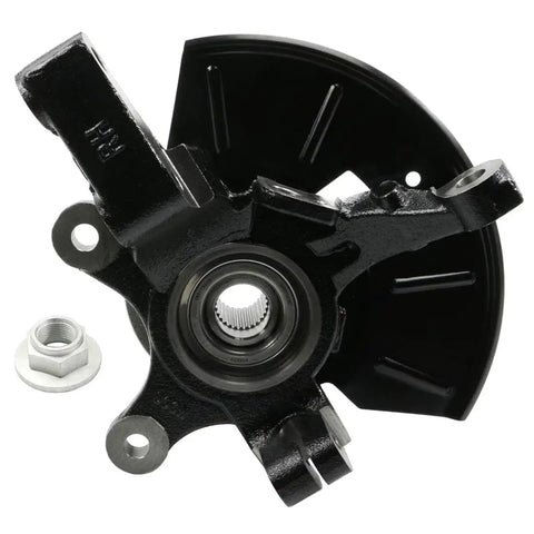 Set Of Two Heavy Duty Front Wheel Bearing Driver Side Passenger Side Hub Assembly For Ford Escape Mazda Tribute Mercury Mariner 2001 2012 OE Replacement, showing detailed close-up of bearing and hub.
