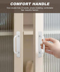 2 Pack Self Stick Adhesive Cabinet Handles No Drilling Instant Pull Handles for Cabinets Drawers Rust Resistant Installed