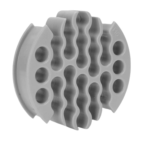 Straight Shooting Wire Comb For 30 Network Cables With Slick Slip Through Design And Zero Tangling Drama in gray color.