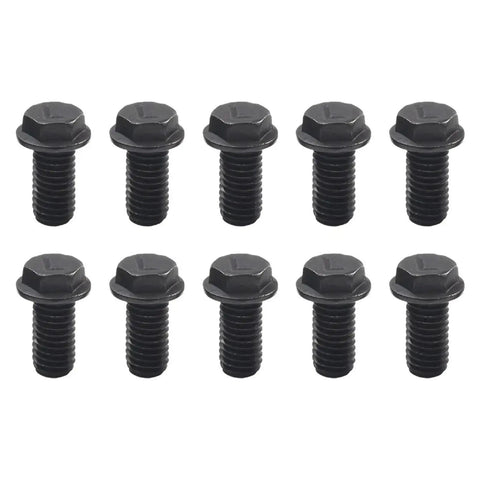Ten Hardcore Carbon Steel Button Head Hex Flange Bolts For Cutting Machines And Precision Instruments