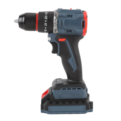 Lightweight Cordless Drill Kit Delivering 1500 RPM Killer Torque For Wood And Plastic Multifunctional Power Drill side view showing compact design.