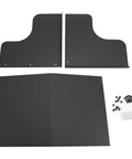Badass Electric Vehicle Charger Cover Outdoor Protective Roof For Wall Boxes And Charging Piles Heavy Duty Carbon Steel Shield components layout with black steel panels and hardware.