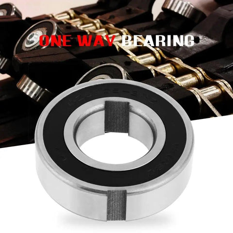 CSK25PP Sprag Clutch One Way Bearing Featuring Dual Keyway For Smooth Freewheel Cranking On Heavy Machinery Built From Tough Bearing Steel For Rock Solid Durability And Slick Rotation 25X52X15mm installed on machinery