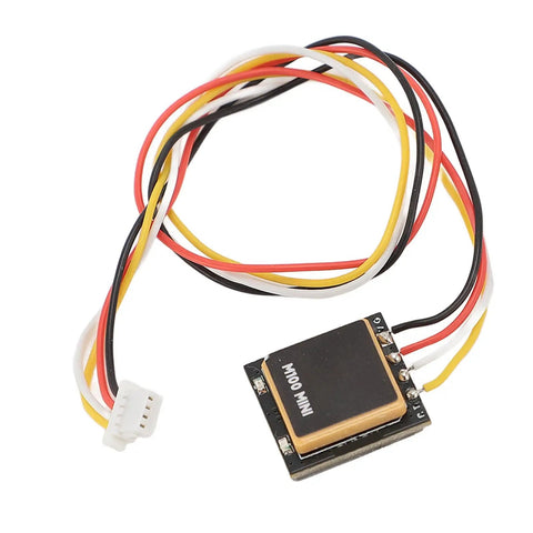 Compact M100 GPS Module With Ceramic Antenna For 2 To 7 Inch RC FPV Drones 3 Mode Positioning PCB Design with wires visible