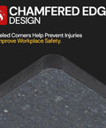 Chamfered edge design of 2 Pack Heavy Duty 18x18x1 Stabilizer Pads With Contoured Handles Built Tough From Uhmwpe High Density Polyethylene