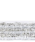 Awesome 330pcs Non Insulated Ring Fork U Type Brass Terminals Assortment Kit With Crimp Tool For Heavy Duty Cable Wire Connectors And Electrical Repairs That Are Total Game Changers For The Workshop. 330-piece brass terminal kit in organizer box