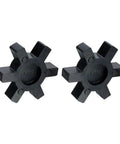 2 Pack L110 Jaw Coupling Flex Spider Insert 30mm Bore Urethane Center Hub Vibration Damper for industrial motors in black