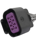 Transfer Case Control Module Connector Pigtail Plug and Play Fits 2004 2005 Canyon Colorado L4 L5 2.8L 3.5L Replacement Replaces 1P2070 S1010 EC480 PT1572 645800 13580112 15326835 88986255 88986452 black 8-terminal pigtail