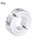 Two Piece Split Clamp On Shaft Collar For Five Eighths Inch Shaft Outer Diameter One And Five Sixteenths Inches Thickness Seven Sixteenths Aluminum