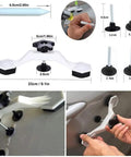 Paintless Dent Repair Kit With Adjustable Width Dent Lifter And Bridge Puller, 45-Piece Glue Tab Set And Glue Gun For Car Body, Motorcycle, And Refrigerator Dents, Easy Durable Dent Removal For DIYers, 23cm bridge puller with glue tabs