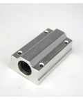Linear Motion Bearing Slides SCS12LUU for CNC Parts and 3D Printer Upgrades, Pro Grade Ultra Precision Machine Tools, Smooth, Quiet Travel, Durable Axial Guides, High Quality Linear Bearings for Accurate, Repeatable Movement, silver SCS12LUU linear bearing block