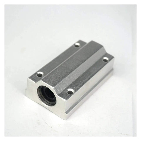 Linear Motion Bearing Slides SCS12LUU for CNC Parts and 3D Printer Upgrades, Pro Grade Ultra Precision Machine Tools, Smooth, Quiet Travel, Durable Axial Guides, High Quality Linear Bearings for Accurate, Repeatable Movement, silver SCS12LUU linear bearing block