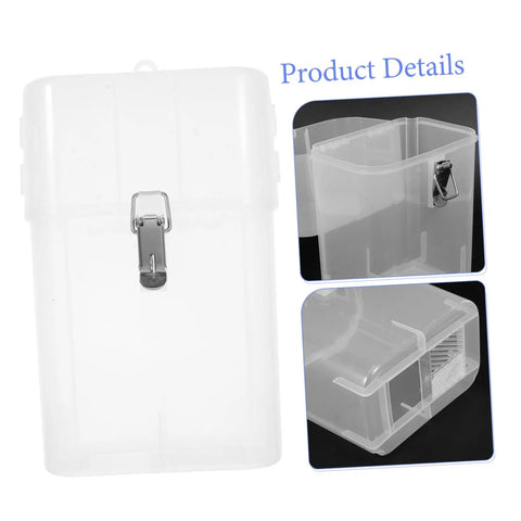 Tough As Nails Weatherproof Socket Box For E Bike Charger Shield Durable Rain Resistant Cover for outdoor plugs, clear plastic housing.