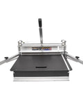 Heavy Duty 26 Inch Siding Shear For Vinyl Clapboard Cutters With Universal Mount Brackets showing front view with cutting handle.